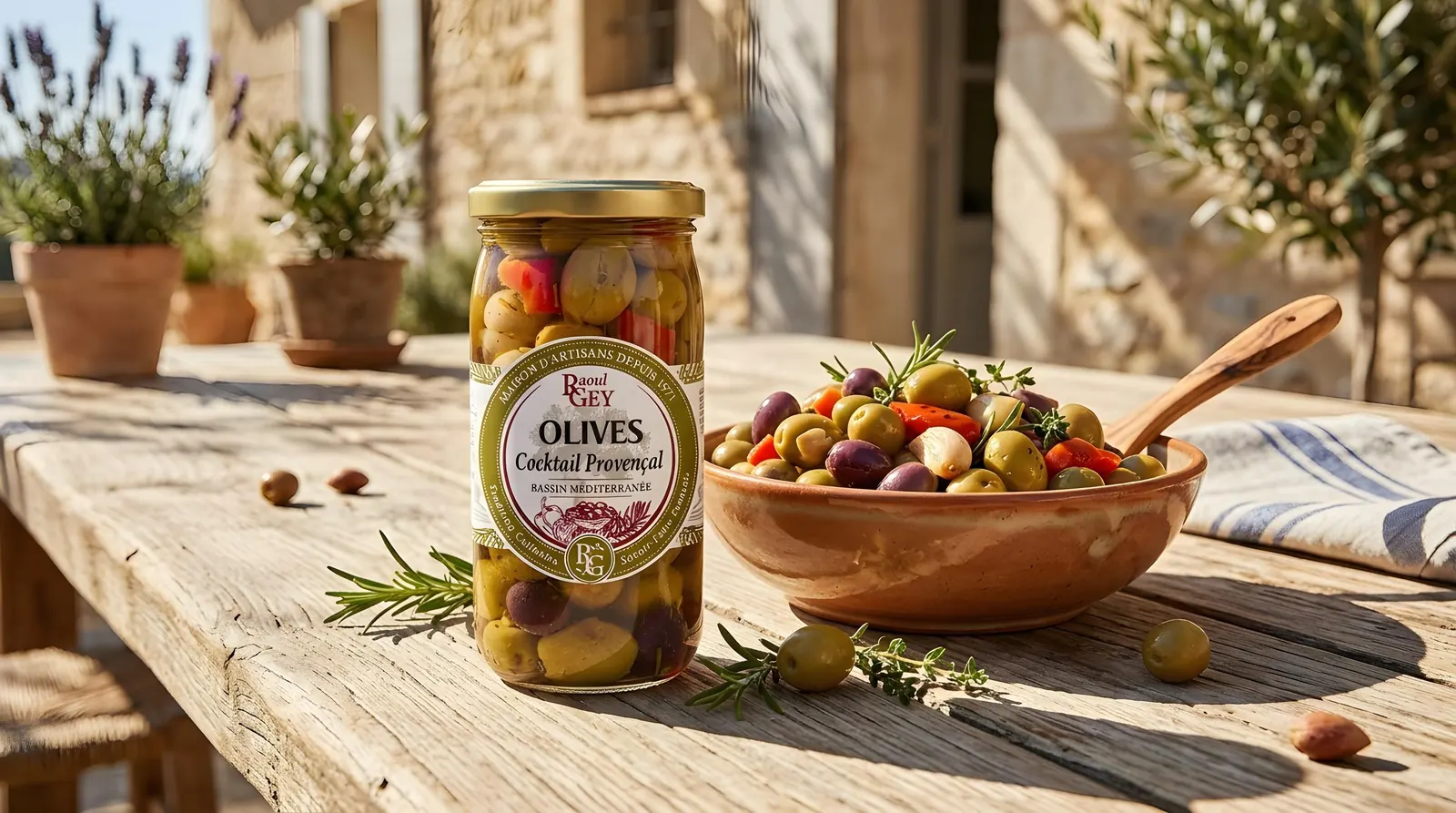 Saveurs du Sud : olives, tomates et huiles