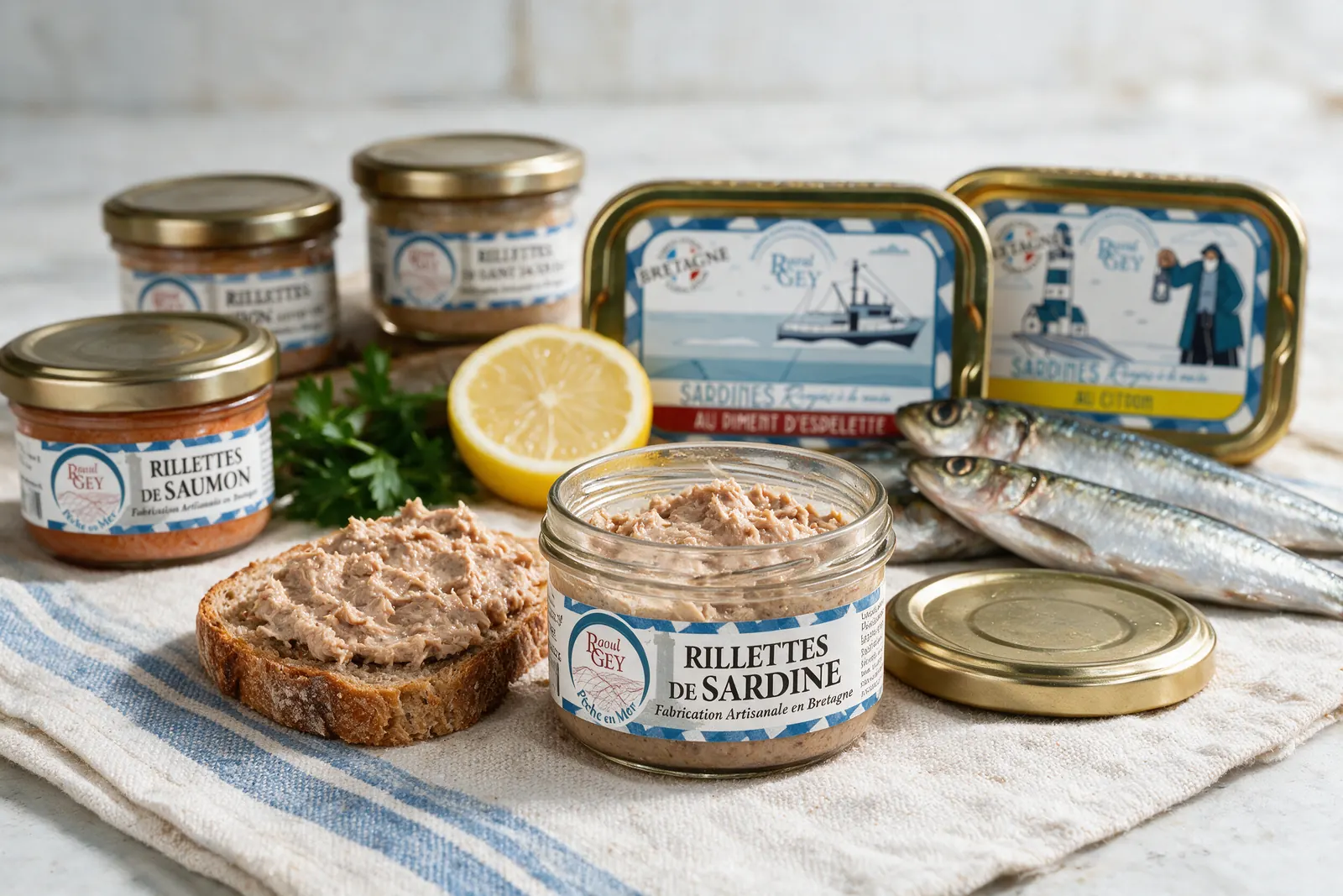 Conserverie et rillettes de la mer